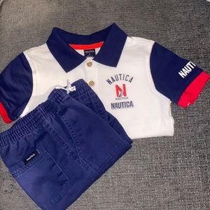 Nautica Boys Polo & Short Set